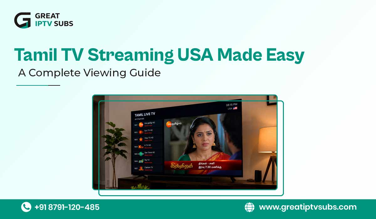 Tamil TV Streaming USA